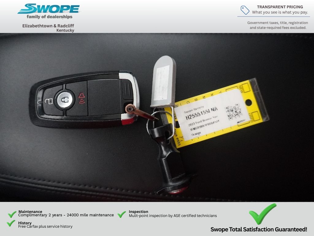 Used 2023 Hot Pepper Red Tinted Clearcoat Ford Big Bend image 28