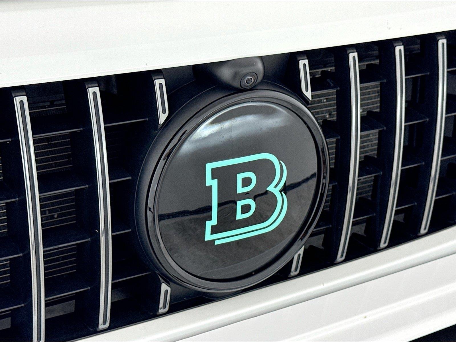 Used 2024 Polar White Mercedes-Benz AMG® G 63  Brabus Custom Widebody / Custom Tiffany Interior image 34