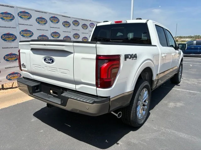 New 2026 Star White Metallic Tri-Coat Ford King Ranch image 4
