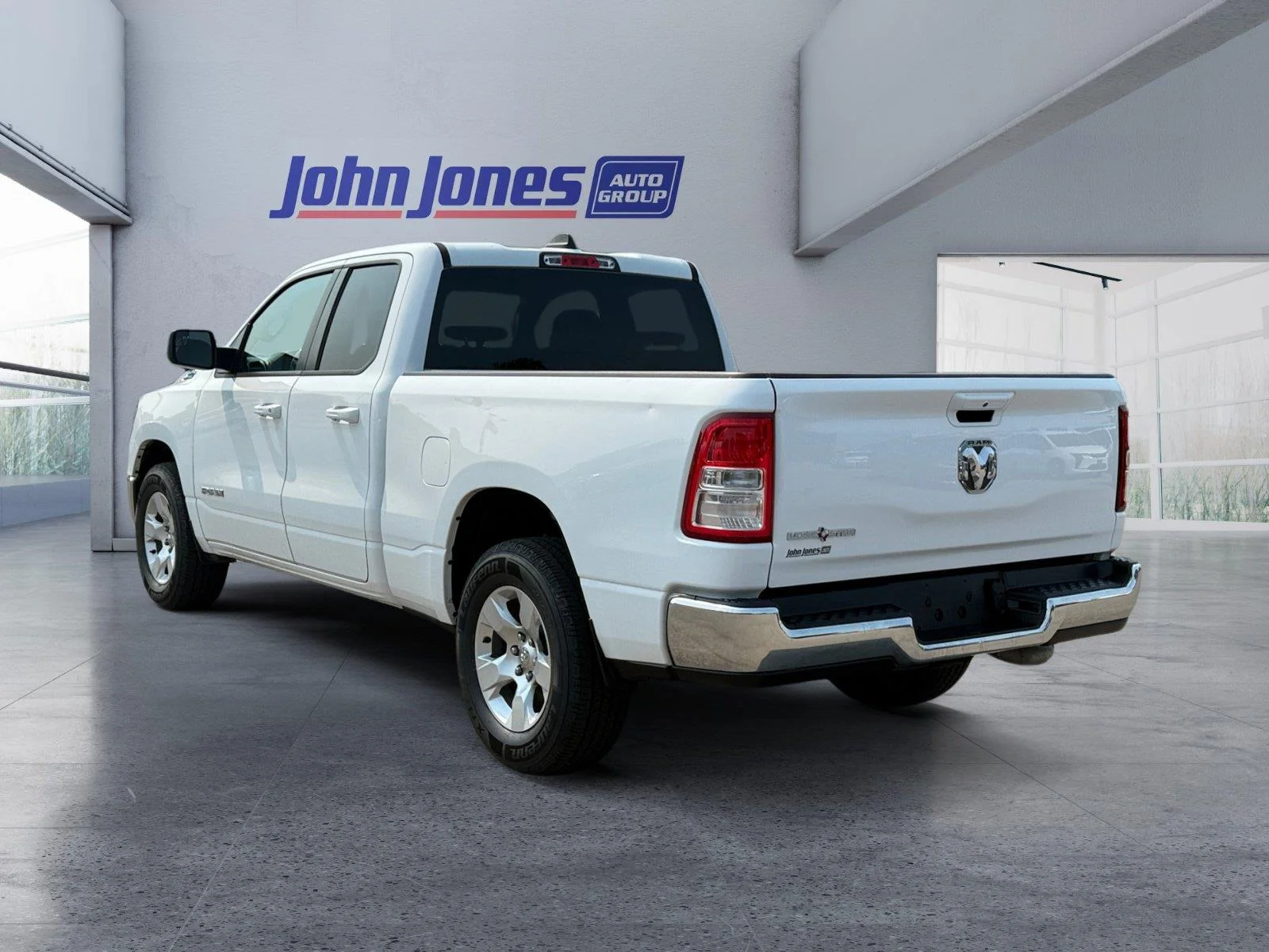 Used 2022 Bright White Clearcoat Ram Lone Star image 3