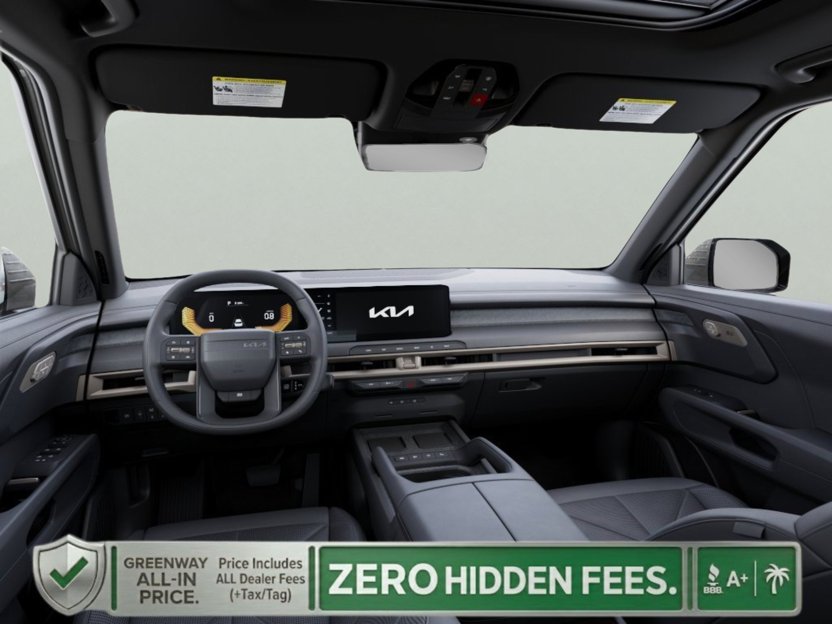 New 2027 Ivory Silver Kia EX image 9
