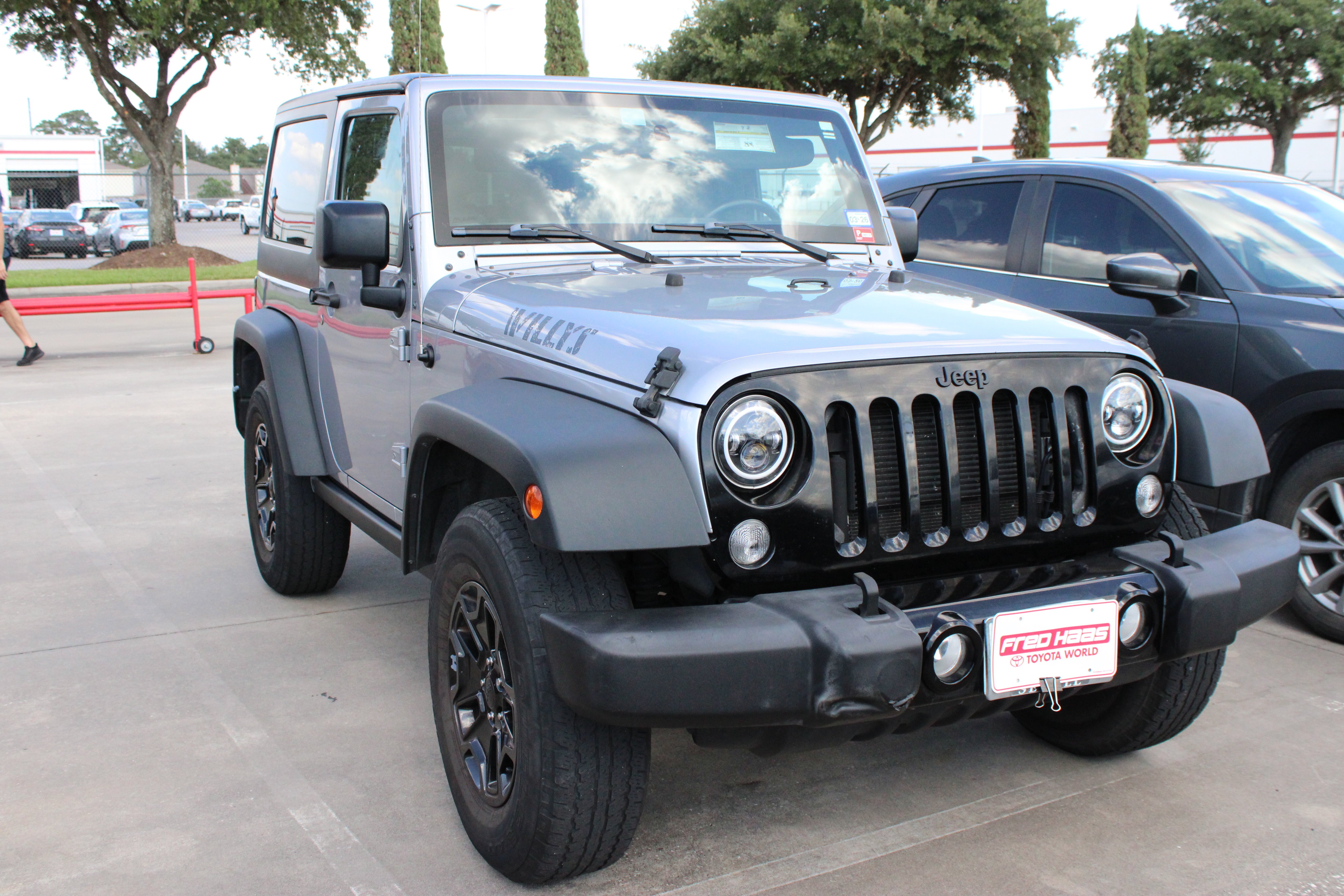 Used 2016 Jeep Wrangler Willys Wheeler with VIN 1C4AJWAG4GL115337 for sale in Spring, TX