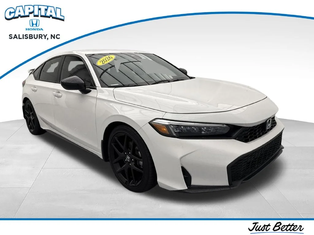 New 2026 Platinum White Pearl Honda Sport image 1