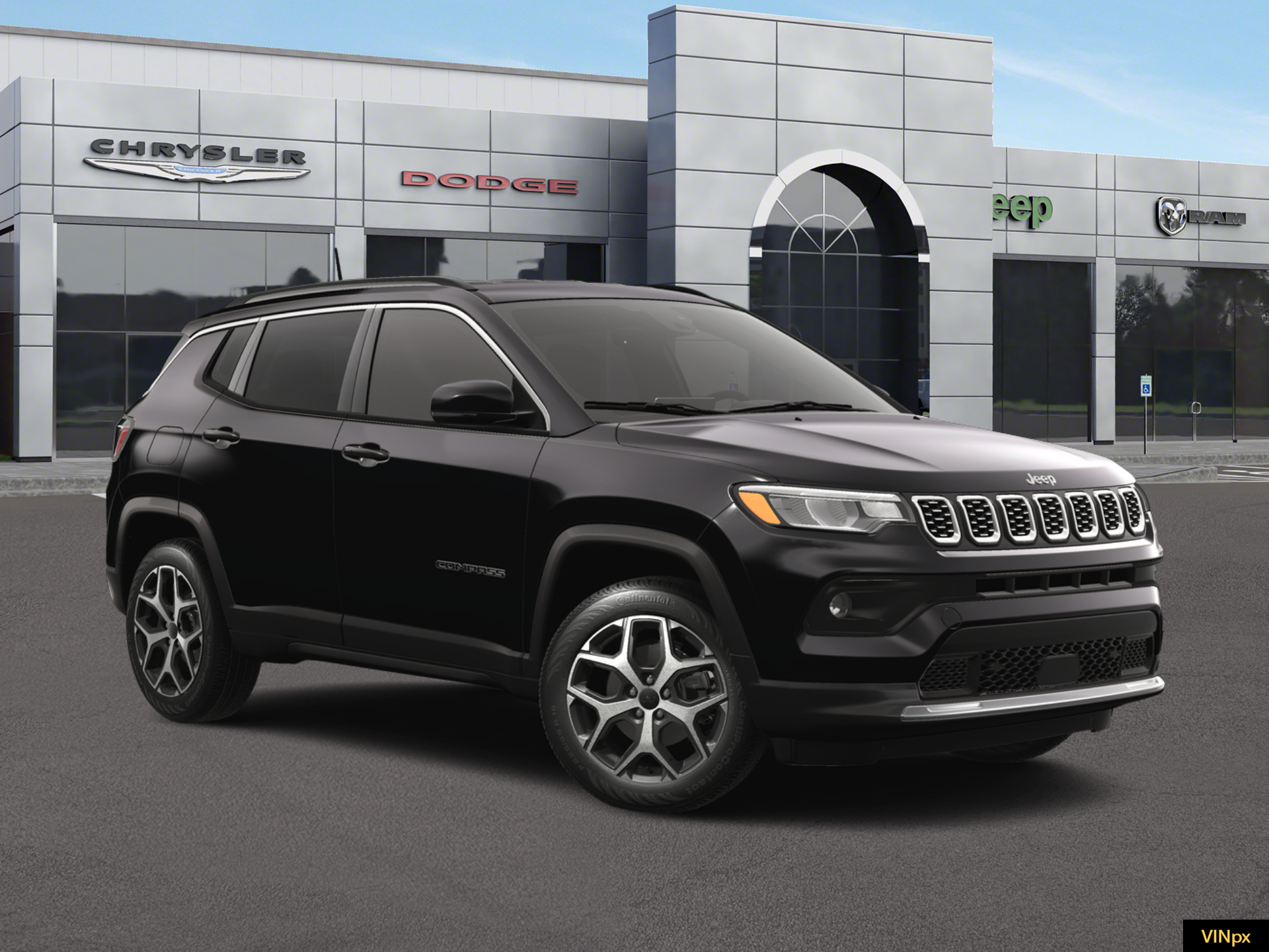 New 2026 Diamond Black Crystal Pearlcoat Jeep Limited image 11