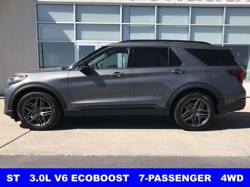 New 2026 Carbonized Gray Metallic Ford ST image 3