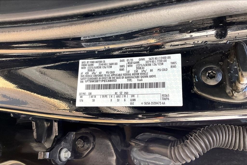 Used 2023 Agate Black Metallic Ford Lariat image 16