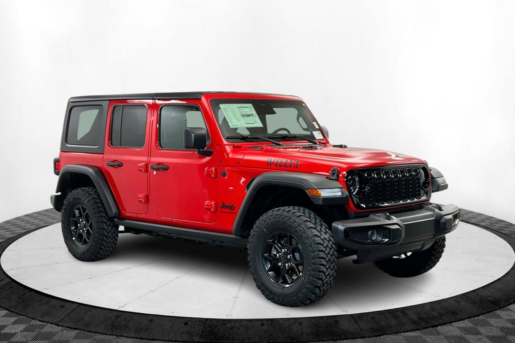 New 2026 Firecracker Red Clear-Coat Exterior Paint Jeep Willys image 8
