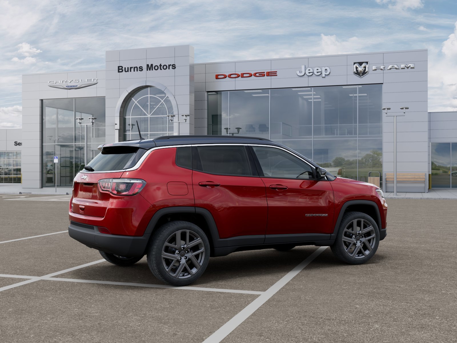 New 2026 Red Hot Pearl-Coat Exterior Paint Jeep Limited Altitude image 4