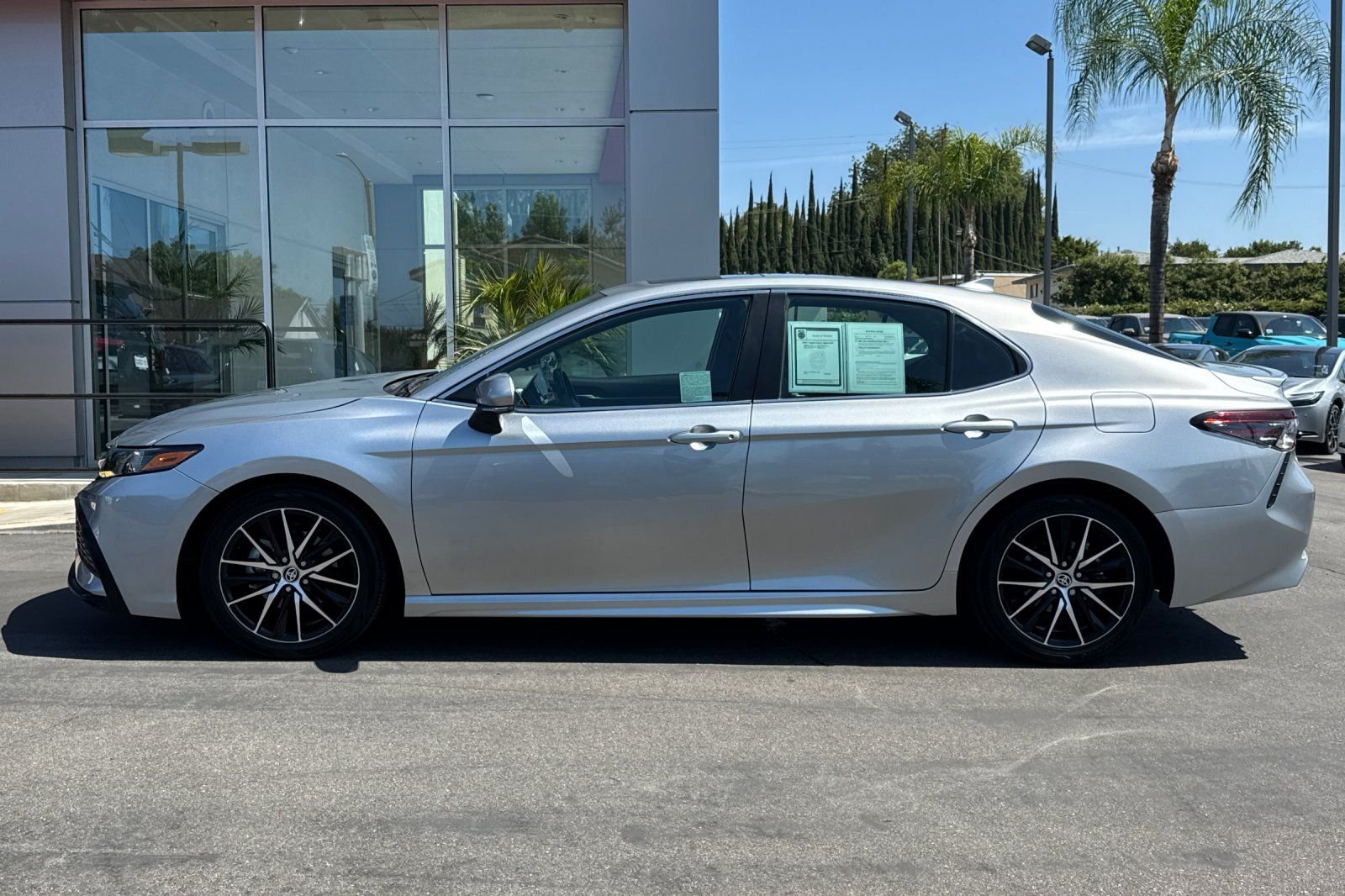 Used 2024 Silver Toyota SE image 8