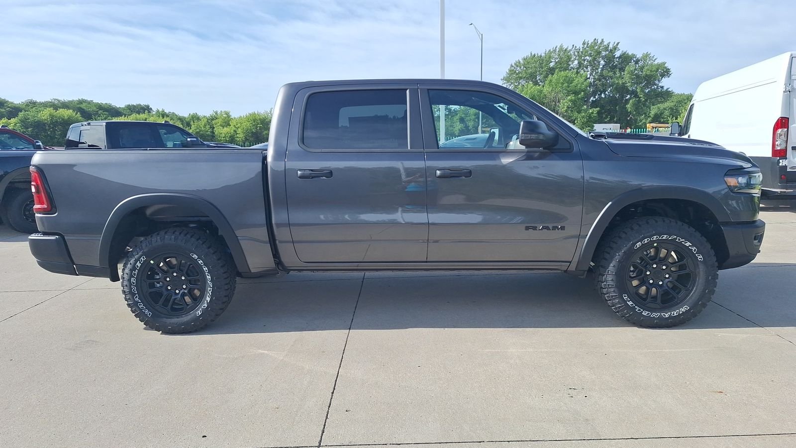 New 2026 Granite Crystal Metallic Clear-Coat Exterior Paint RAM Rebel image 3