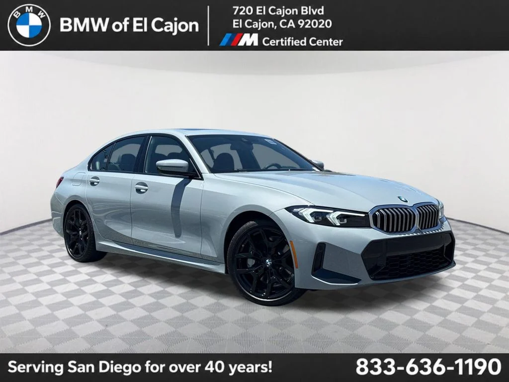 New 2026 Gray BMW 330i image 1