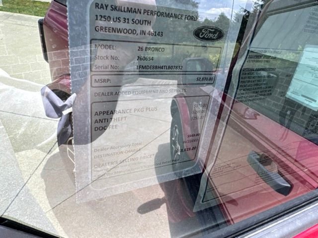 New 2026 Ruby Red Metallic Tinted Clearcoat Ford Outer Banks® image 2