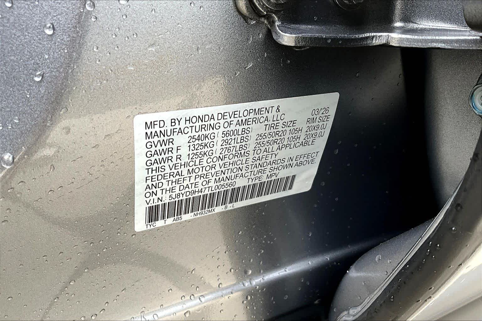 New 2026 Solar Silver Metallic Acura w/Technology Package image 17
