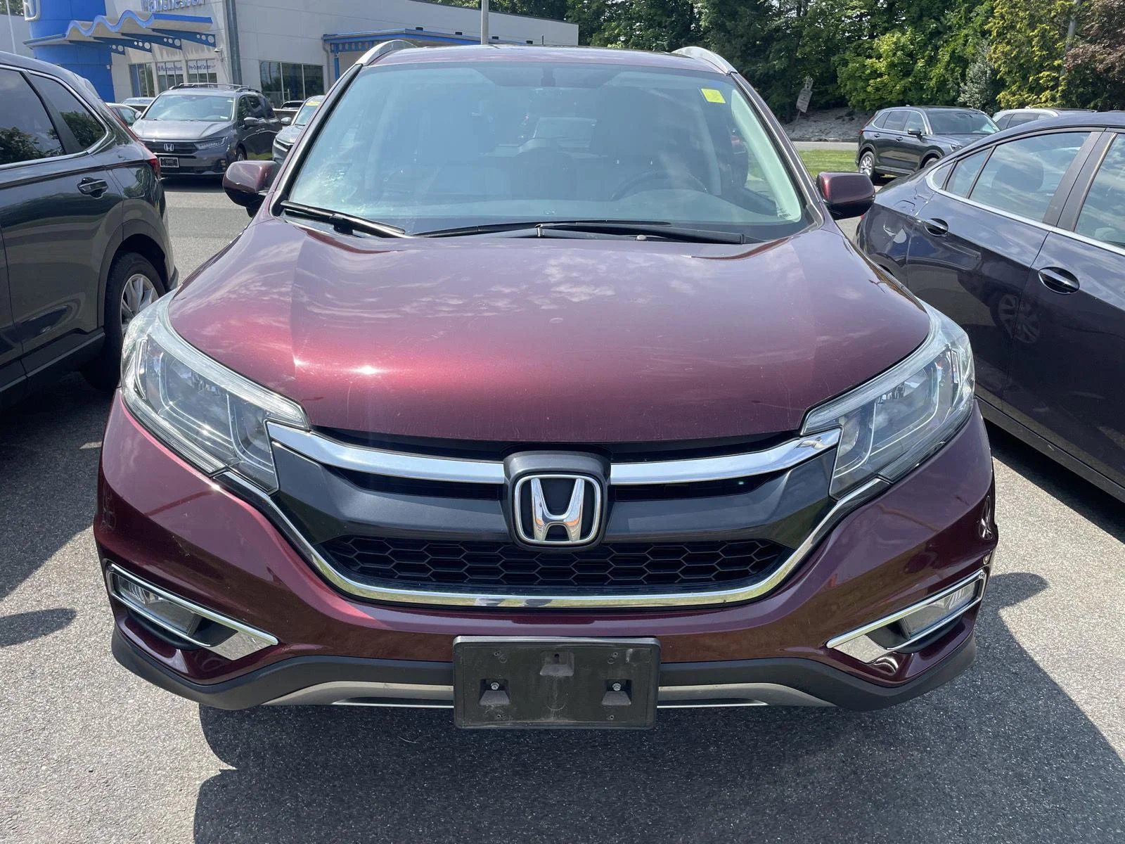 Used 2015 Honda CR-V EX-L with VIN 2HKRM4H79FH697202 for sale in Manchester, CT