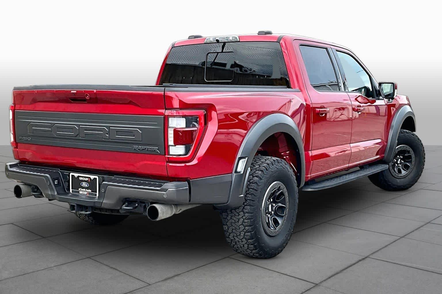 Used 2021 Rapid Red Metallic Tinted Clearcoat Ford Raptor image 13