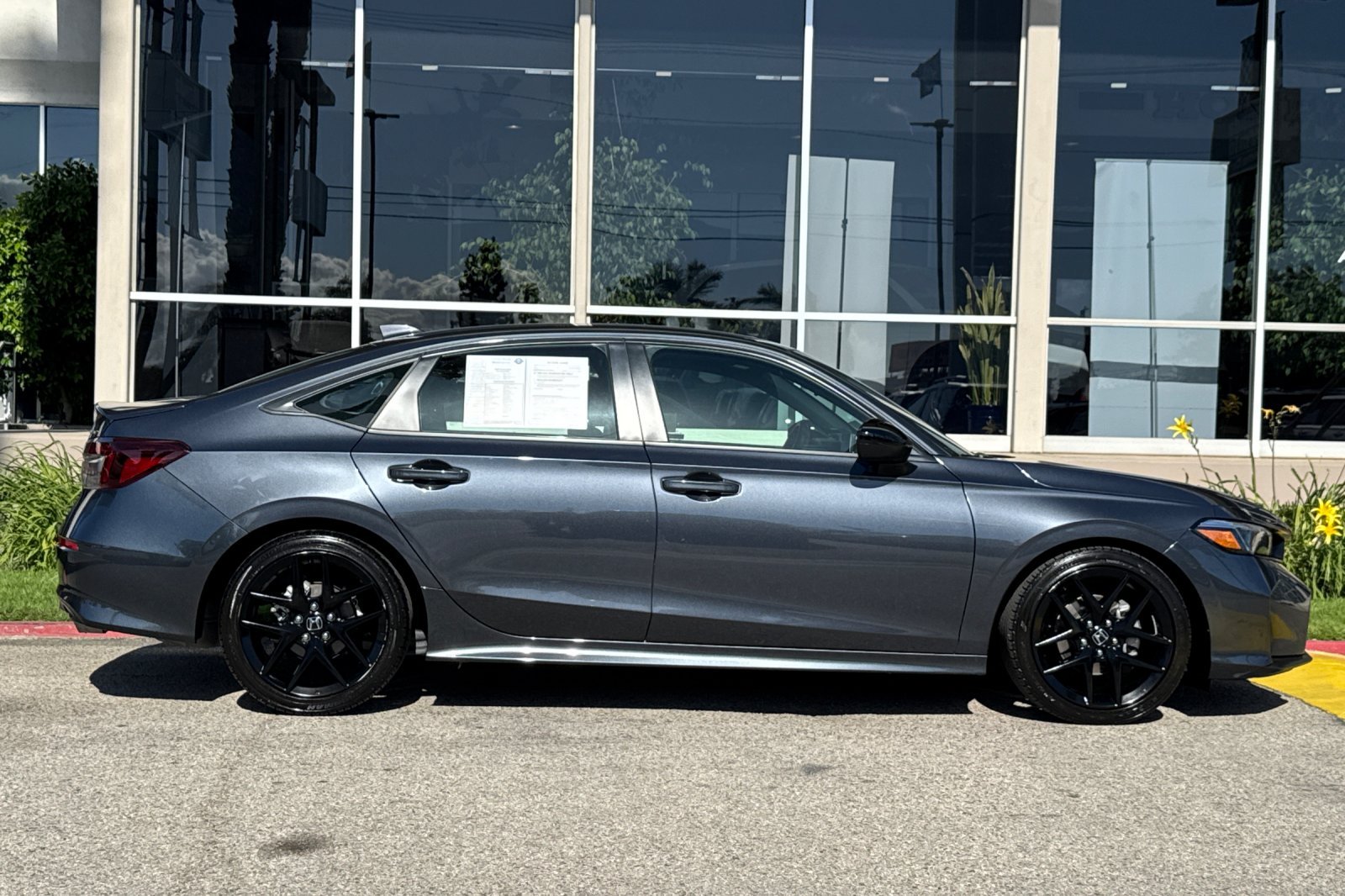 Certified Used 2025 Meteorite Gray Metallic Honda 4D SPORT image 3