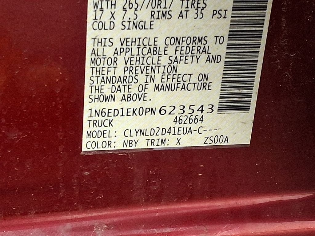 Used 2023 Red Nissan PRO-4X image 27