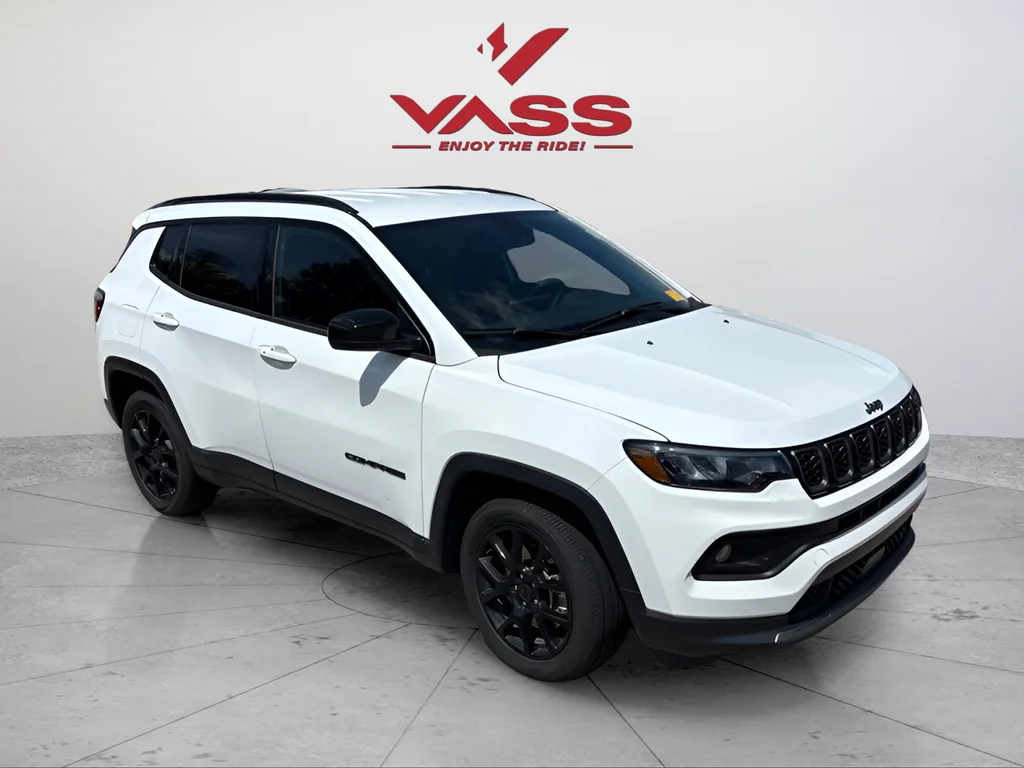 Used 2025 Bright White Clearcoat Jeep Latitude image 7