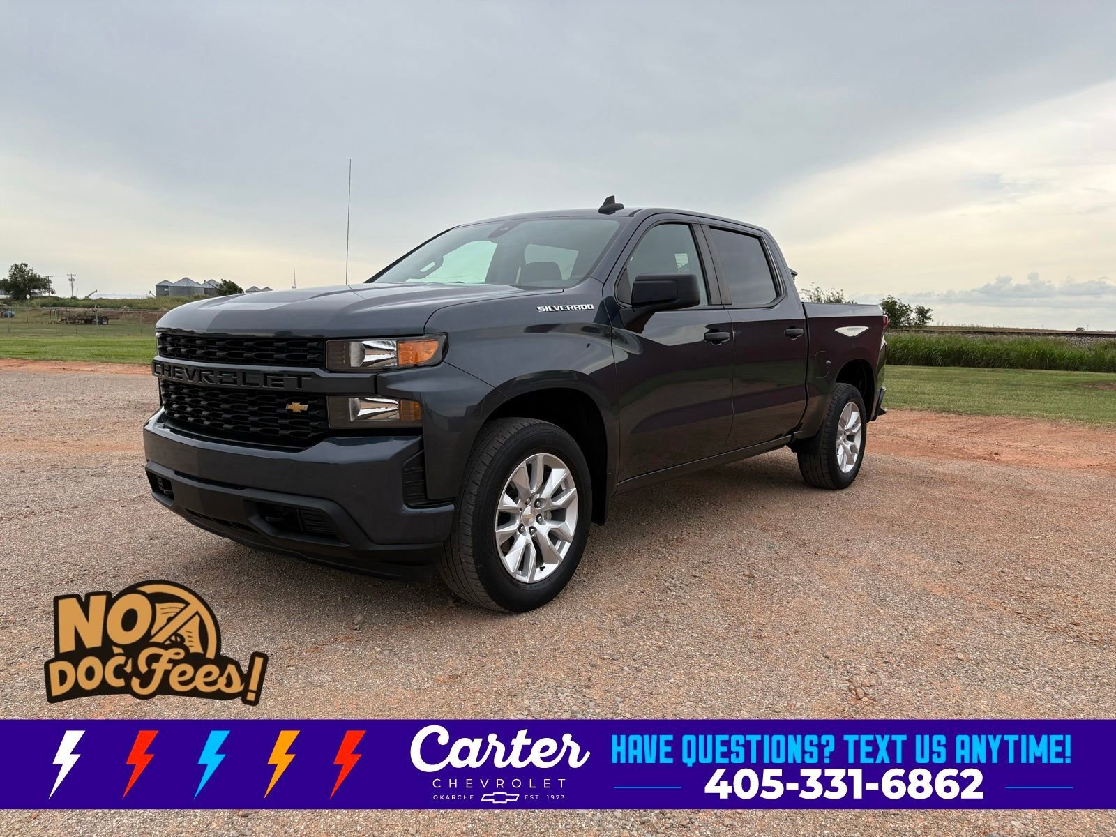 Used 2022 Shadow Gray Metallic Chevrolet Custom image 42