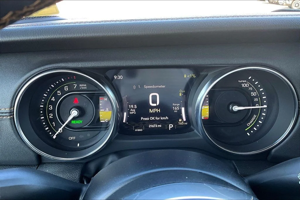 Used 2023 Gray Jeep Sahara 4xe image 16
