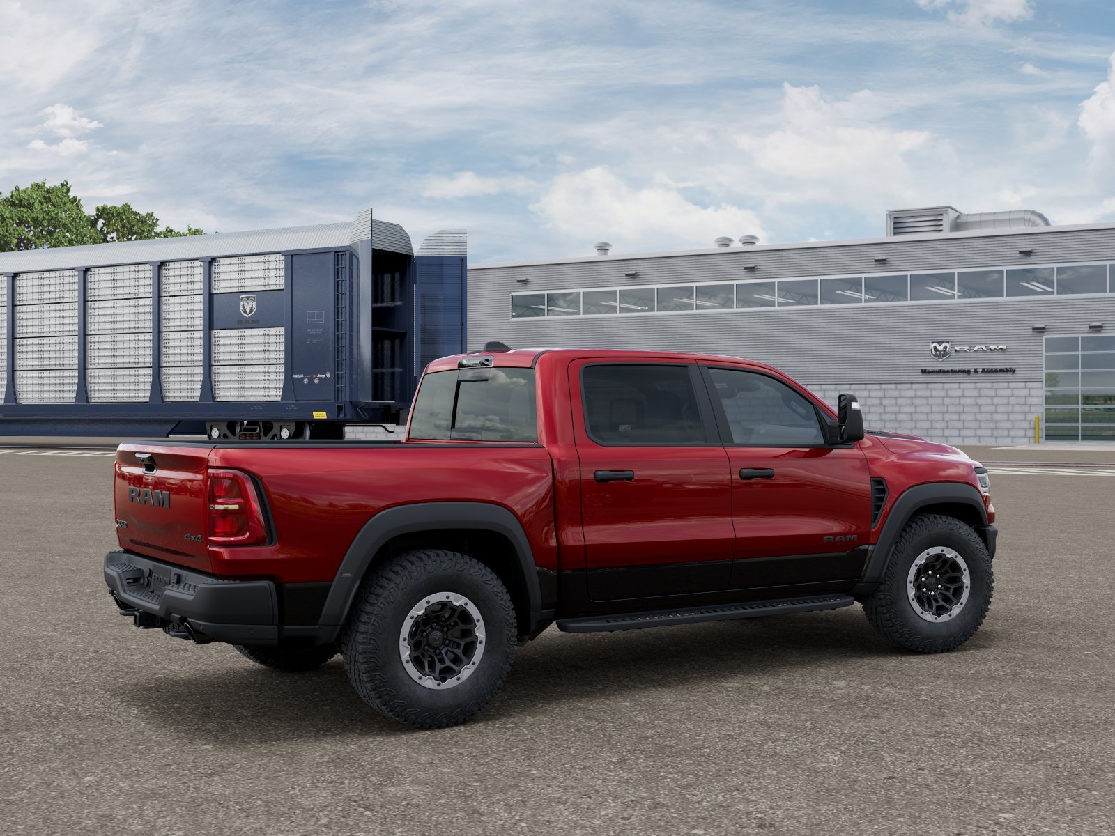 New 2026 Molten Red Pearl-Coat Exterior Paint RAM RHO image 2