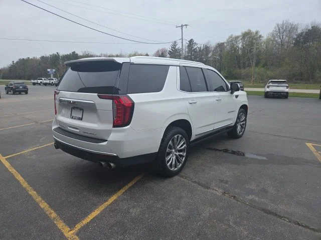 Used 2021 White Frost Tri-Coat GMC Denali image 6