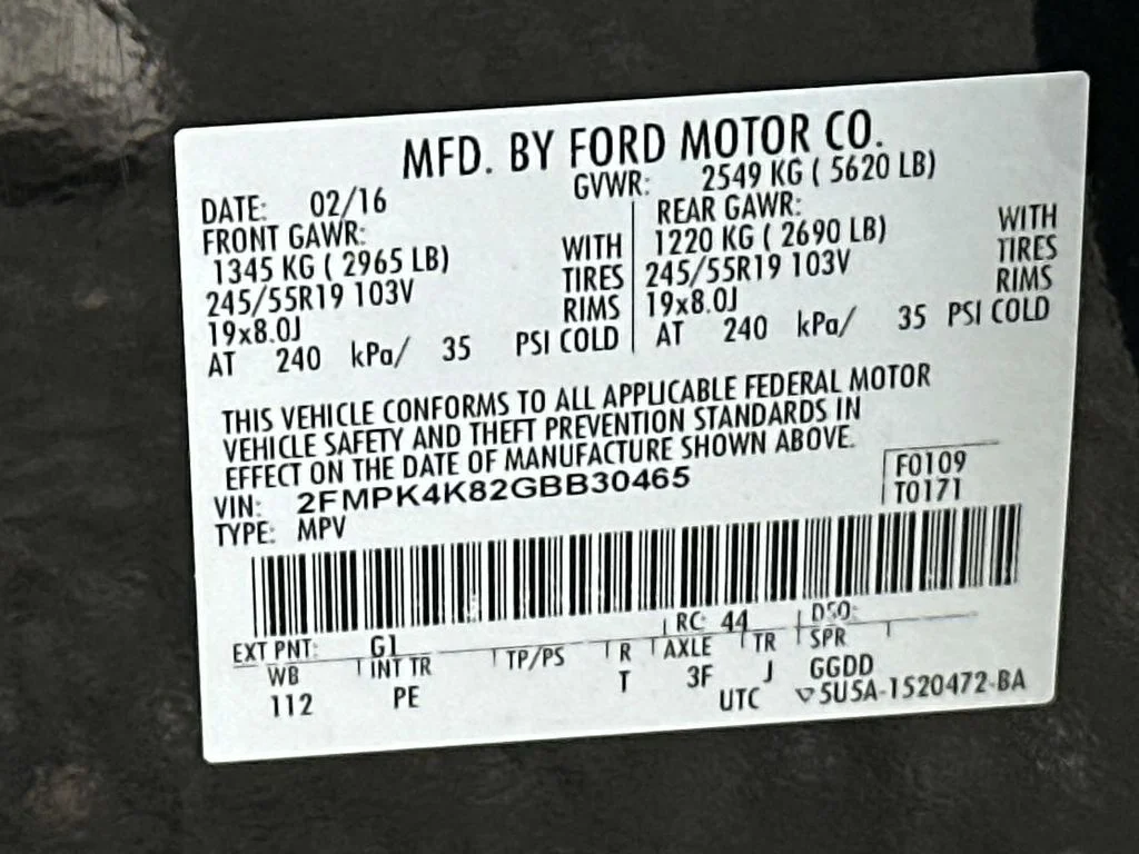 Used 2016 Black Ford Titanium image 30