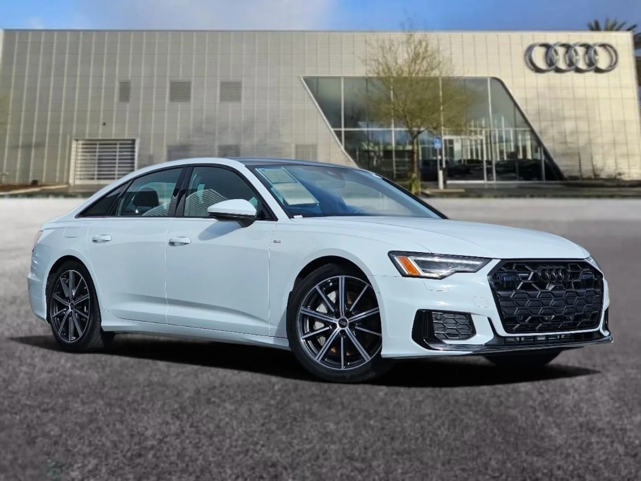 Used 2025 Glacier White Audi 55 Premium Plus image 1