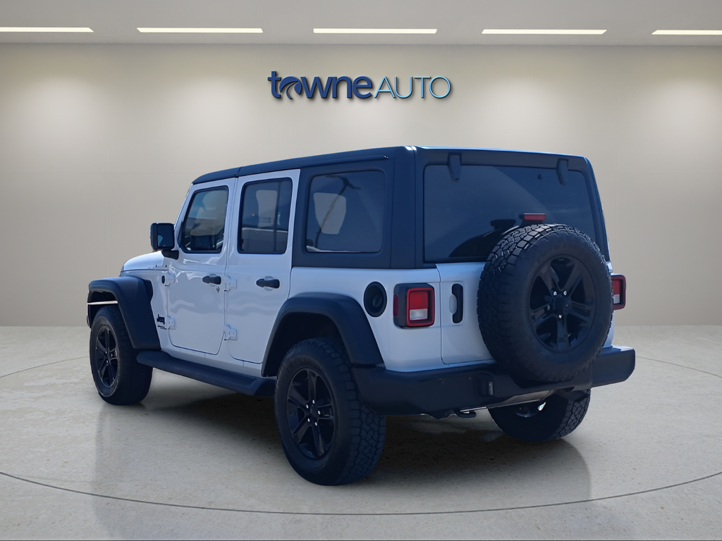 Used 2021 White Jeep Unlimited Sport Altitude image 3
