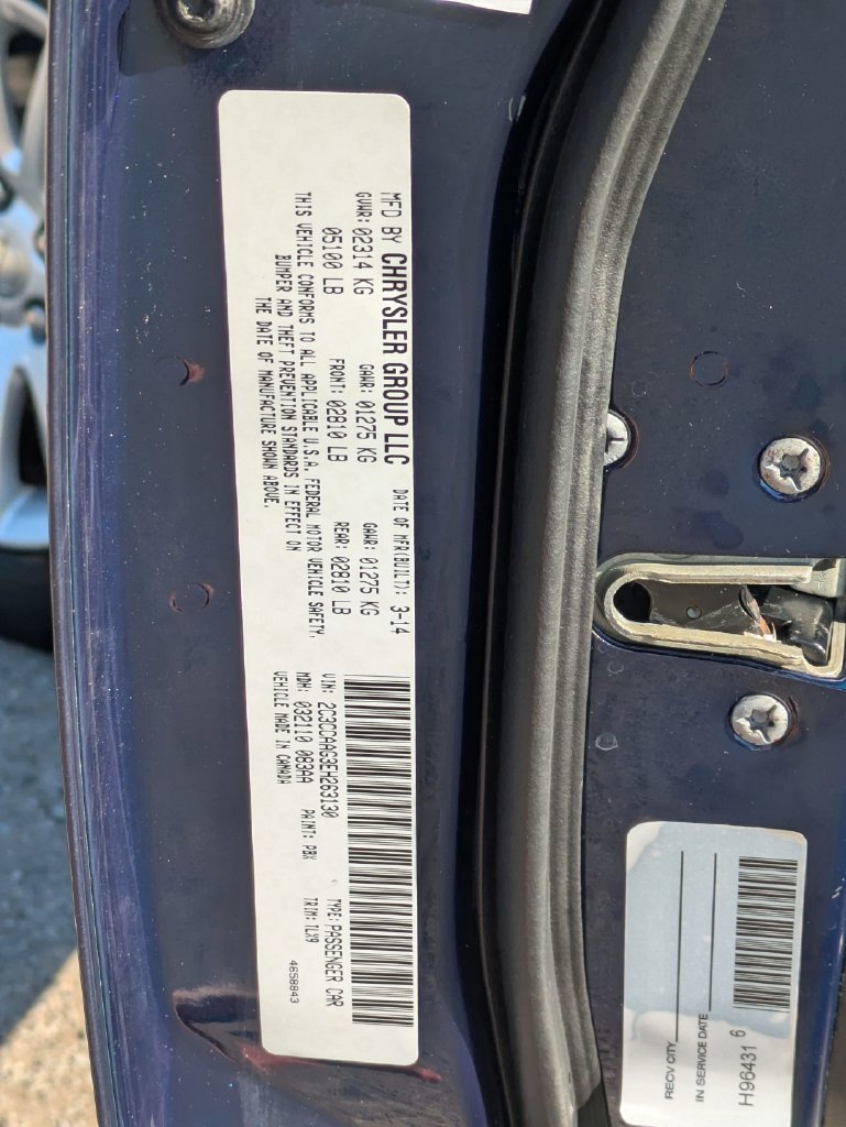 Used 2014 Blue Chrysler Base image 26