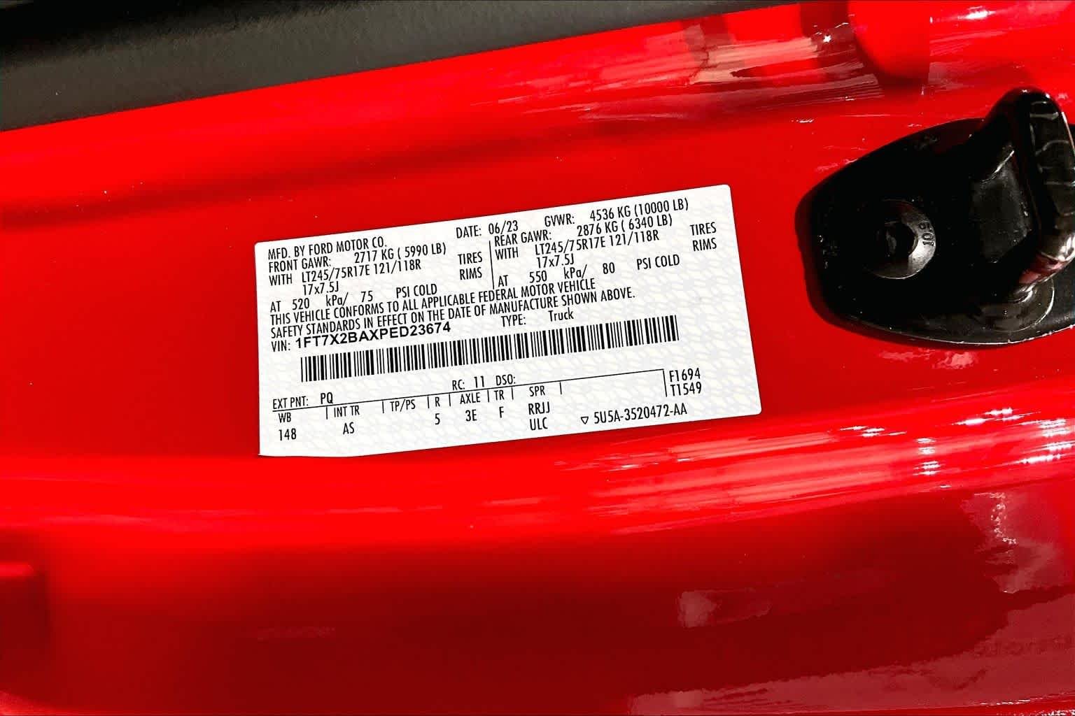 Used 2023 Race Red Ford XL image 37