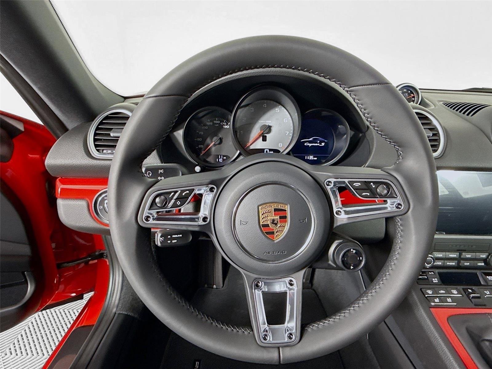 New 2025 Guards Red Porsche Cayman S image 12