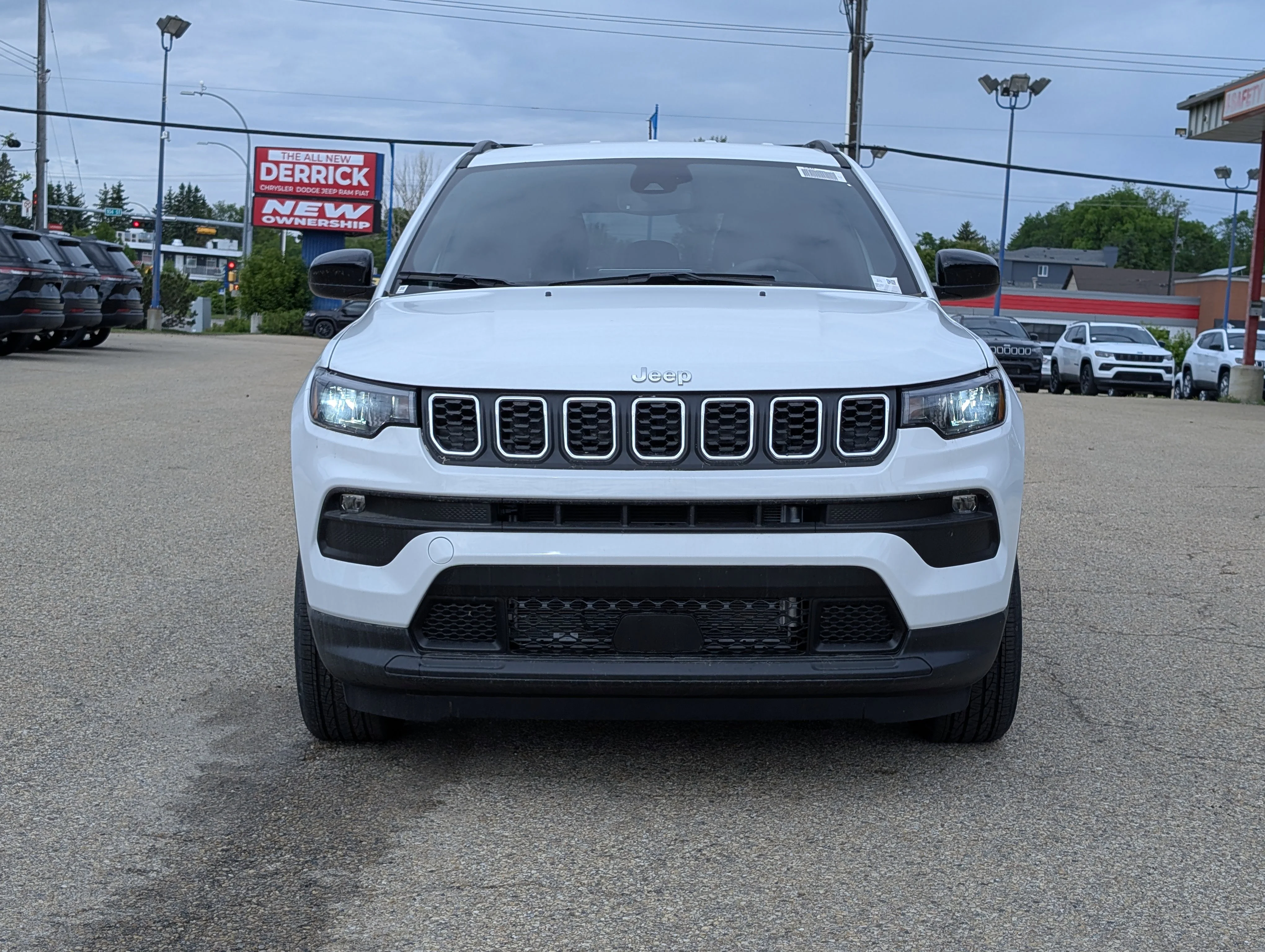 New 2026 Bright White Jeep North image 10