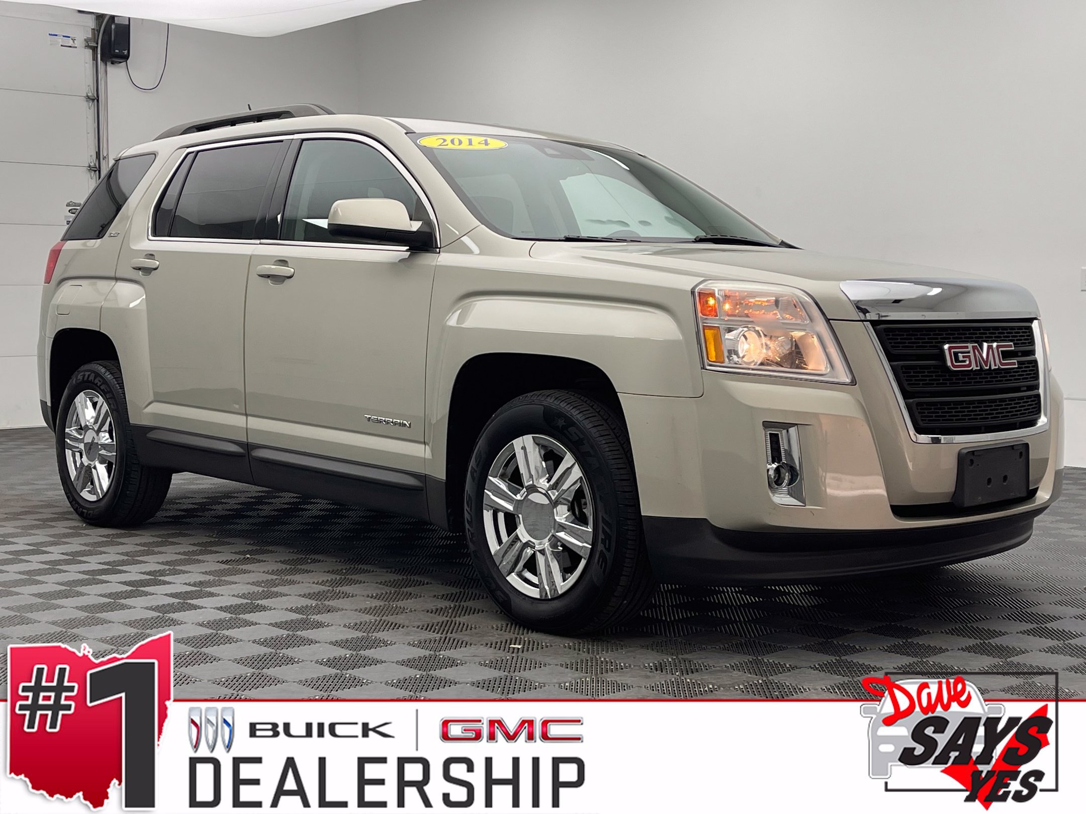 Used 2014 Champagne Silver Metallic GMC SLT-1 image 1