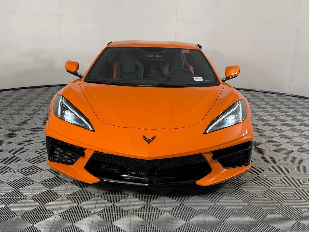 Used 2023 Orange Chevrolet Stingray 1LT image 5