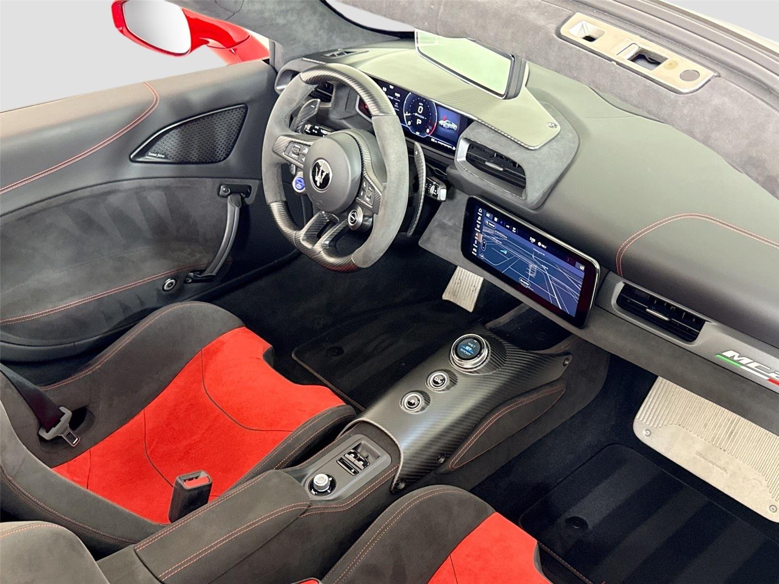Used 2023 Exclusive Rosso Vincente Maserati Cielo Spider | $350k MSRP | Carbon Race Seats | Int & Ext Carbon image 31