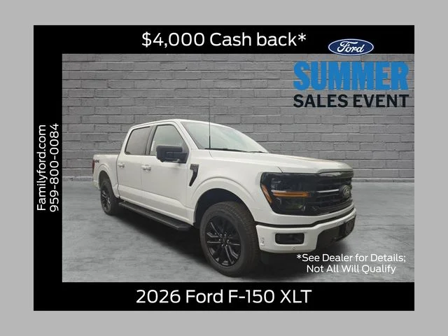New 2026 Oxford White Ford XLT image 1