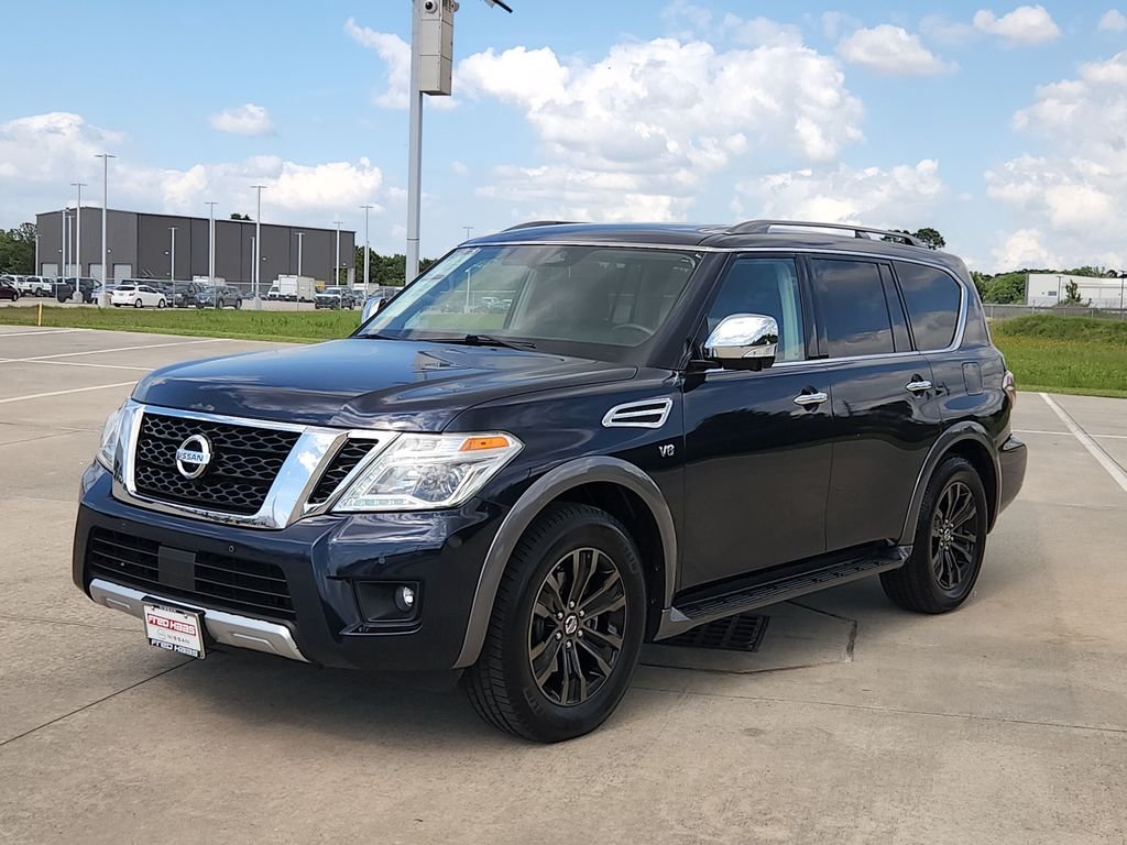 Used 2018 Blue Nissan Platinum image 3