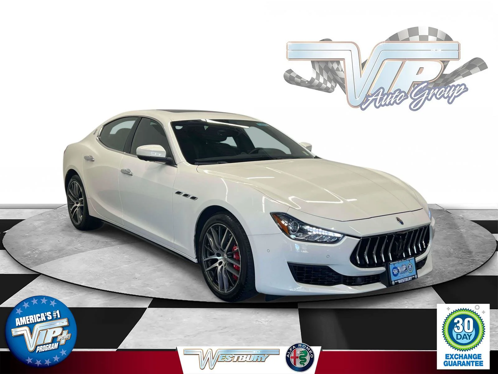 Used 2019 White Maserati S Q4 image 1
