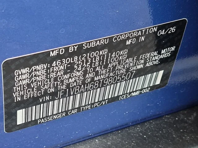 New 2026 WR BLUE PEARL Subaru Premium image 46