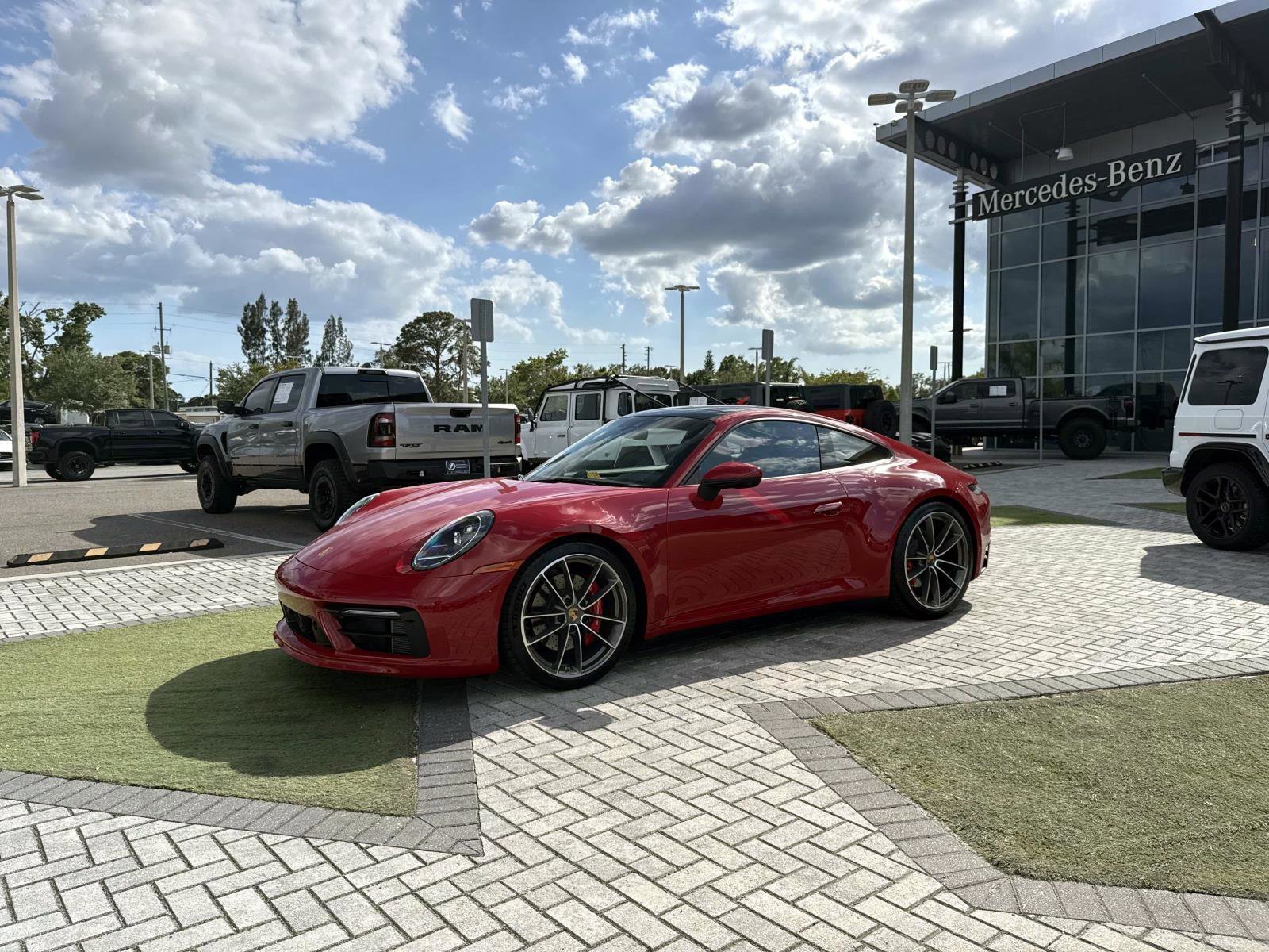 Used 2024 Carmine Red Porsche Carrera 4S image 2
