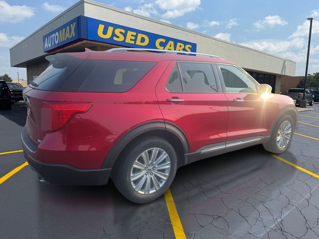 Used 2020 Red Metallic Ford Limited image 5