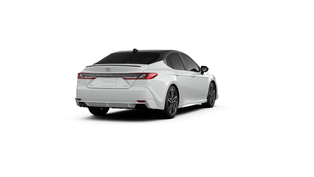 New 2027 Wind Chill Pearl with Midnight Black Metallic roof Toyota XSE image 9