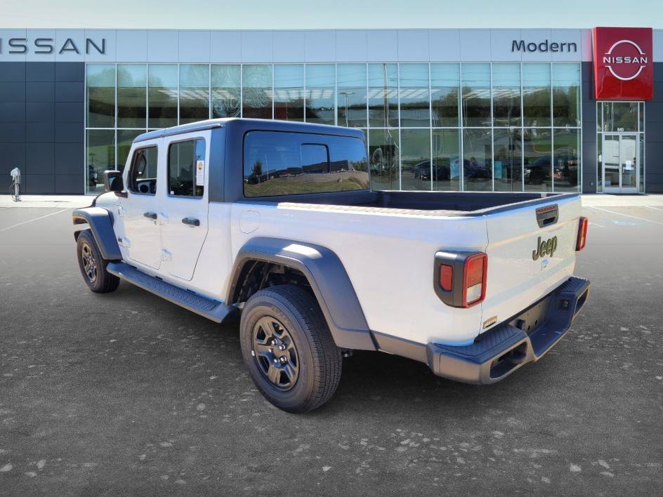 Used 2024 Bright White Clearcoat Jeep Sport image 7