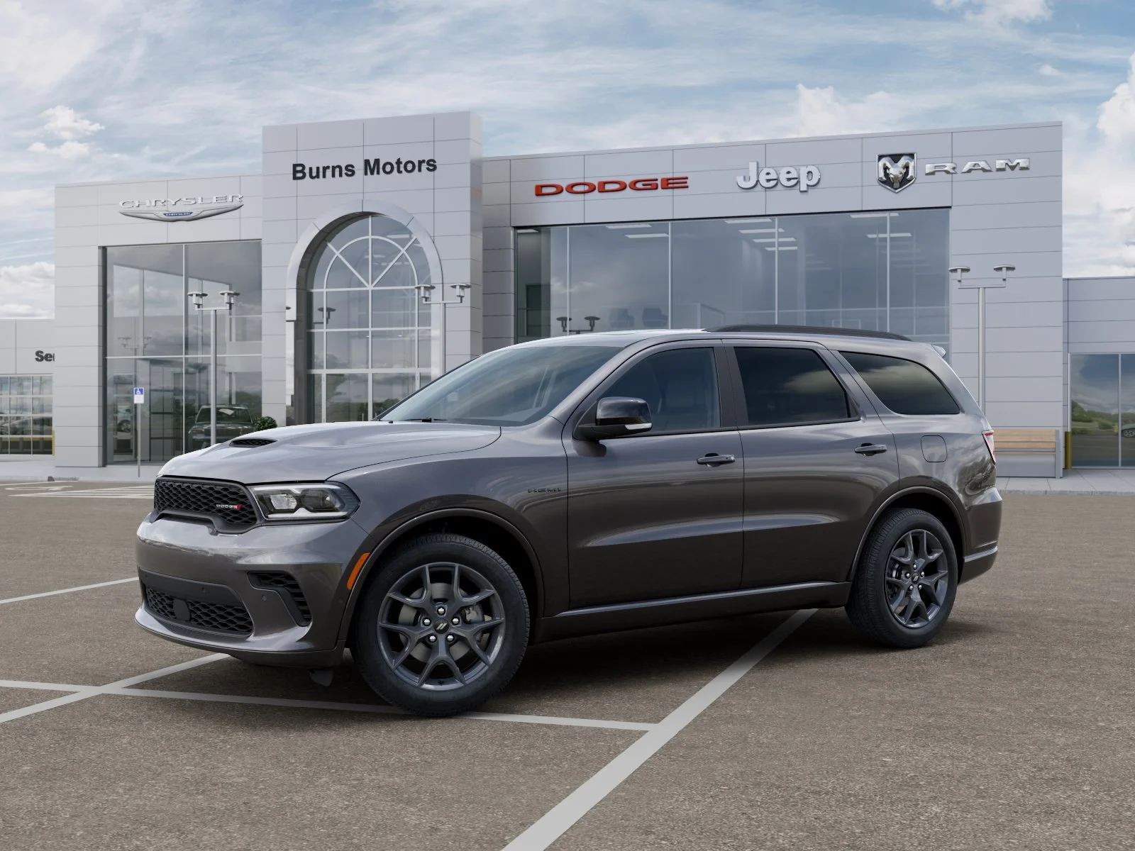 New 2026 Vapor Gray Exterior Paint Dodge GT Plus HEMI V8 Blacktop image 2