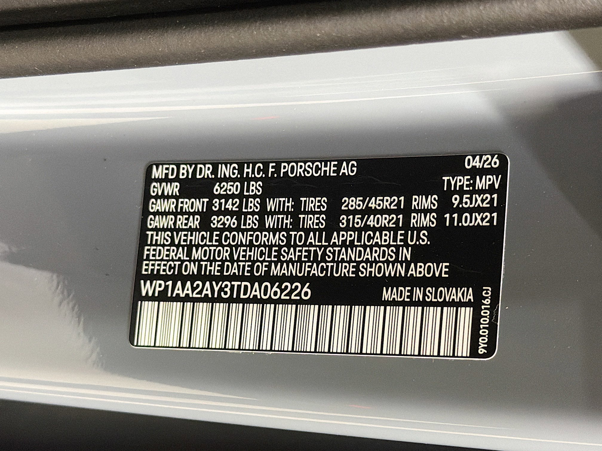 New 2026 Arctic Grey Porsche  image 42