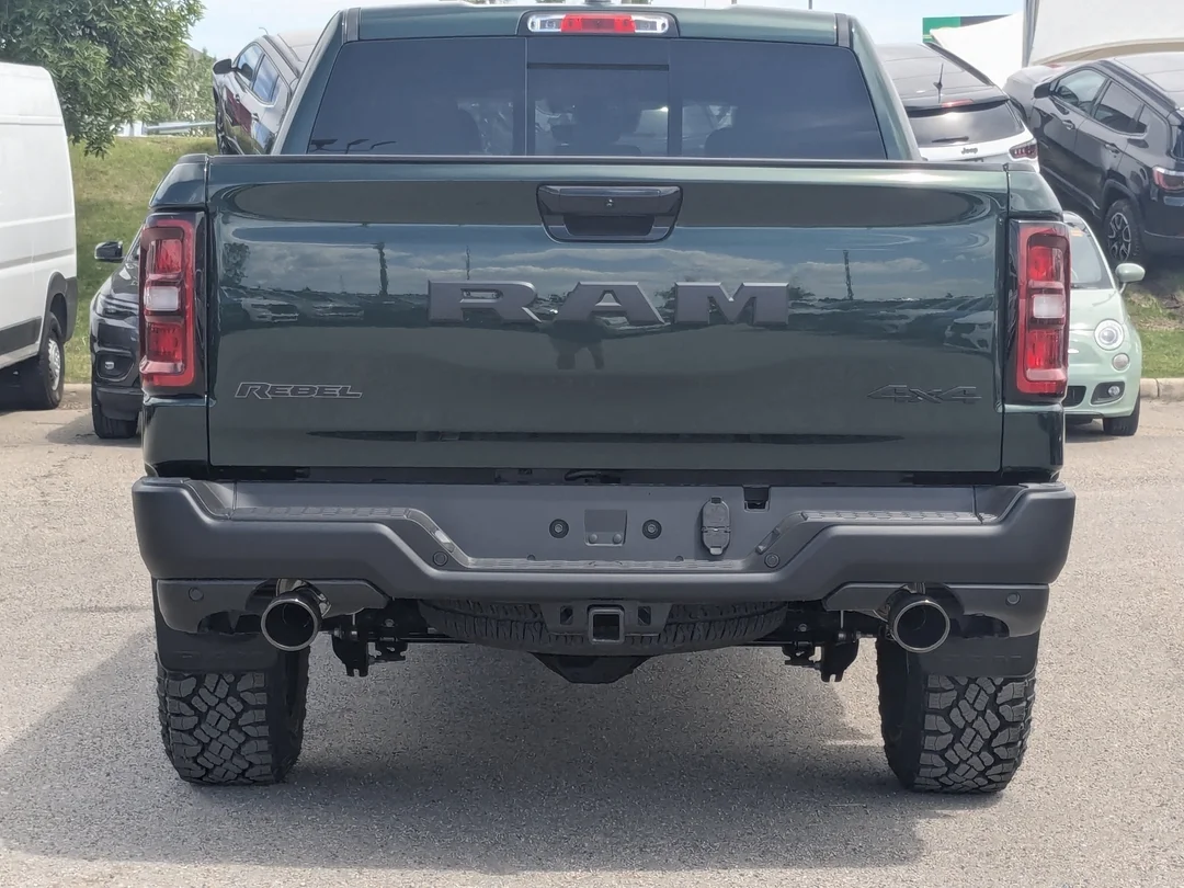 New 2026 Green RAM Rebel - - 5.7L HEMI V8 eTorque - 14.4 Uconnect NAV - Leather Seats - Dual Wireless Charging & More! image 7