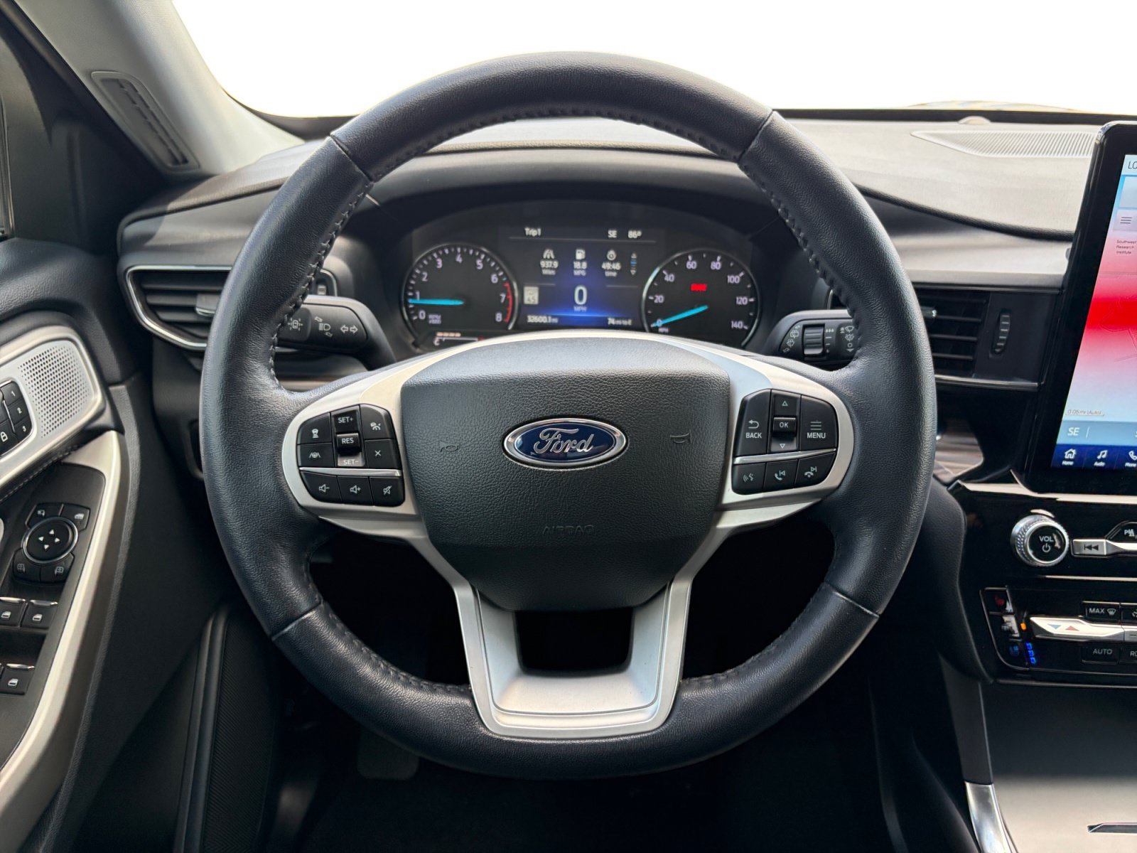 Used 2023 Agate Black Metallic Ford Limited image 13