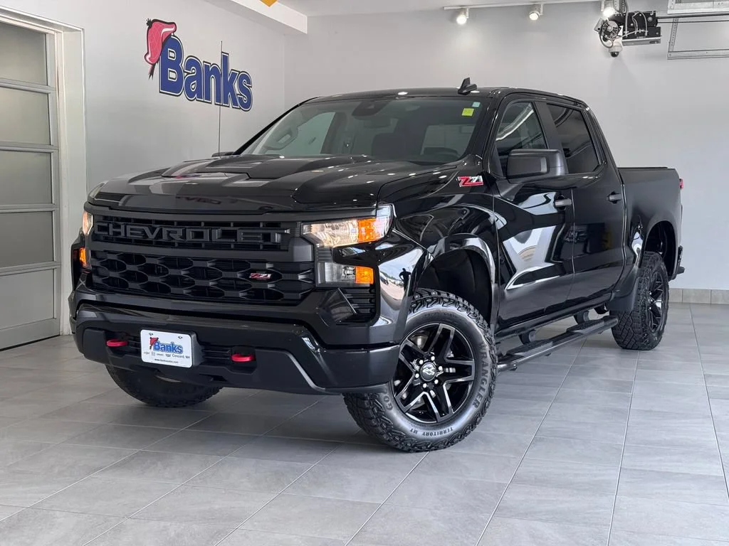 Certified Used 2024 Black Chevrolet Custom Trail Boss image 2