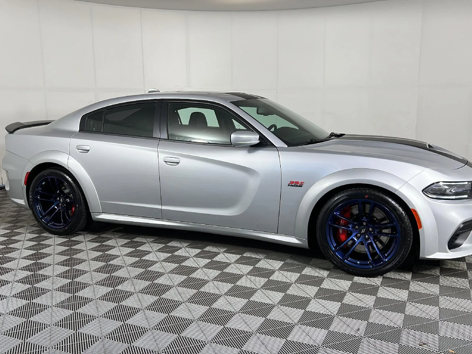 Used 2021 Triple Nickel Clearcoat Dodge Scat Pack Widebody image 3